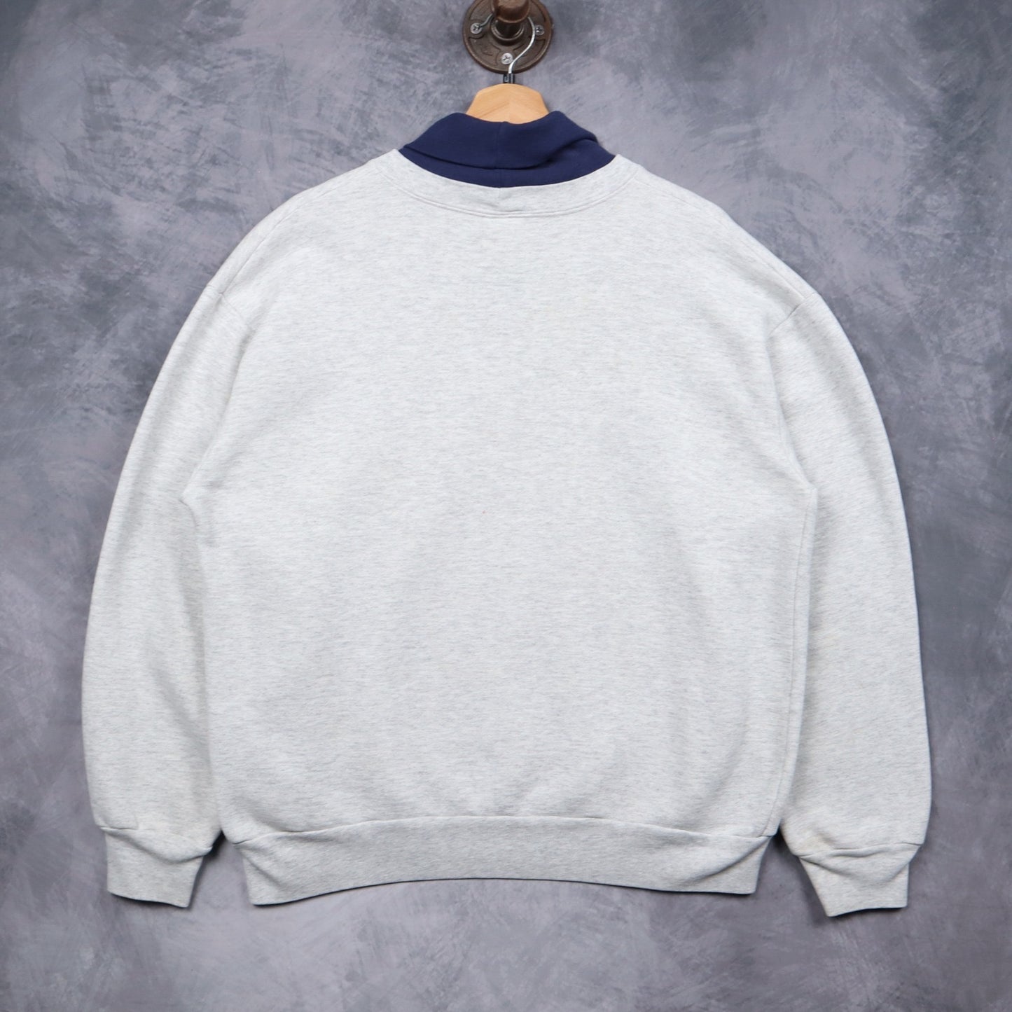 90s Grey New York Yankees Turtleneck Sweatshirt 5102