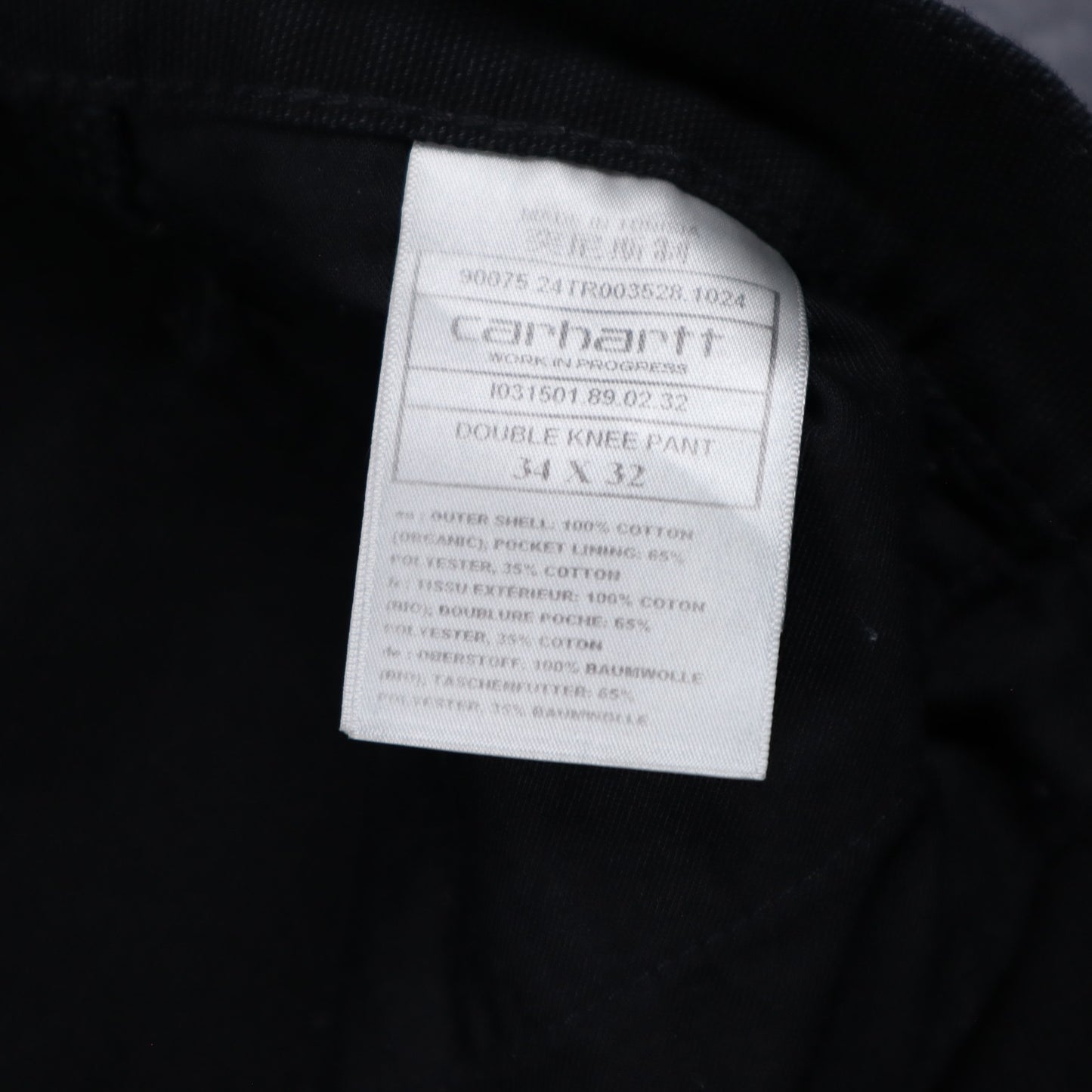 00s Black Carhartt Double Knee Carpenter Work Pants 5083