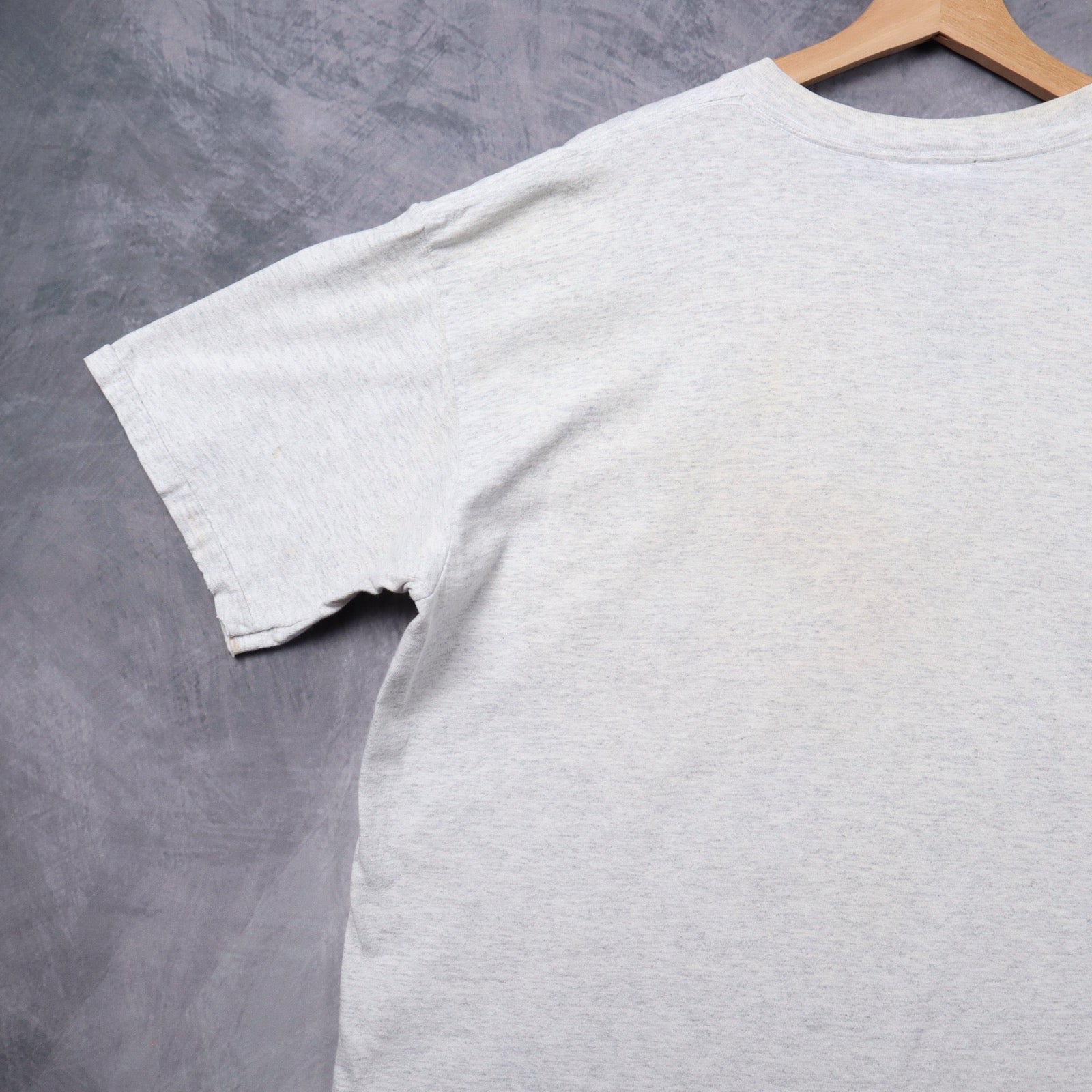 90s Heather Grey ToTo Ace Biplane Shirt 5397