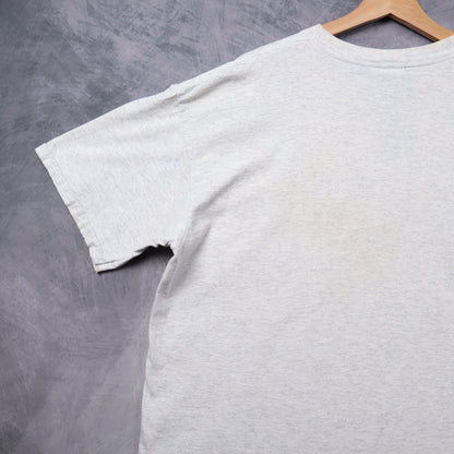 90s Heather Grey ToTo Ace Biplane Shirt 5397