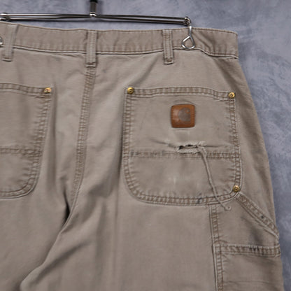 Y2K Tan Carhartt Original Dungaree Fit Double Knee Pants 5043