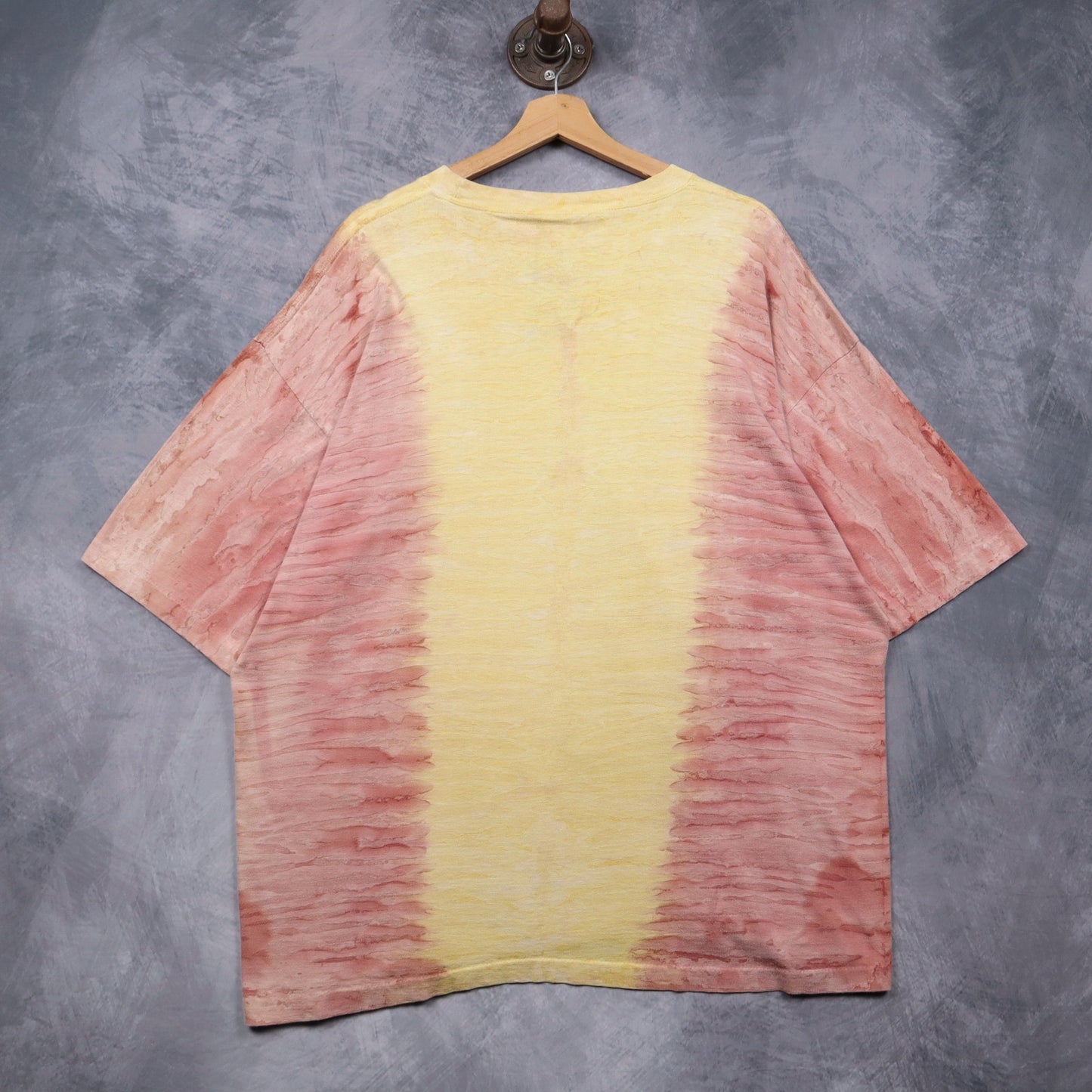 1995 Pink & Yellow Tie Dye Van Halen Balance Shirt 4926