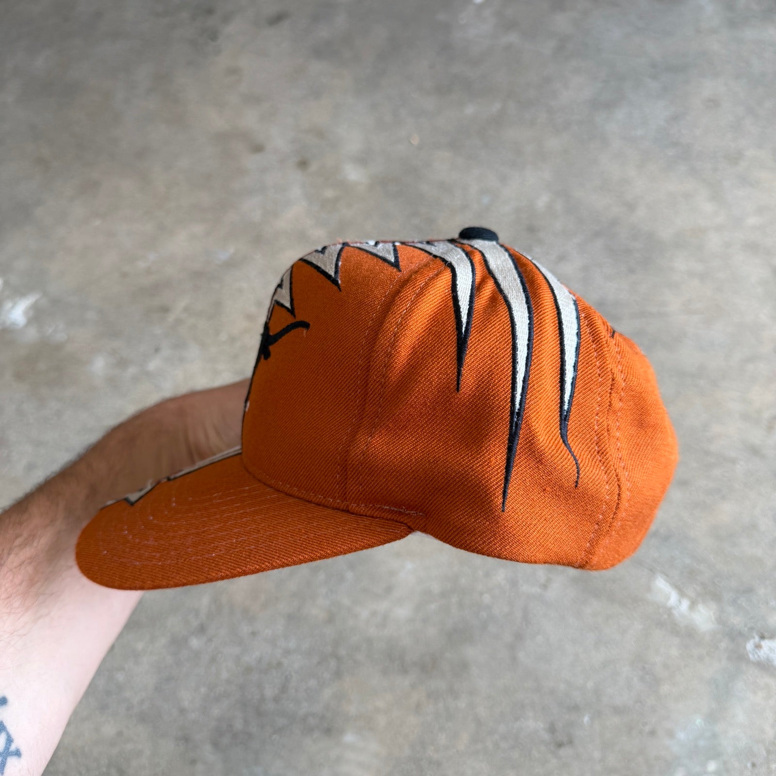 90s Orange Texas Longhorns Starter Shockwave Hat 5778