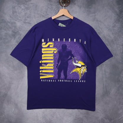 90s Purple Minnesota Vikings NFL Shirt 6570