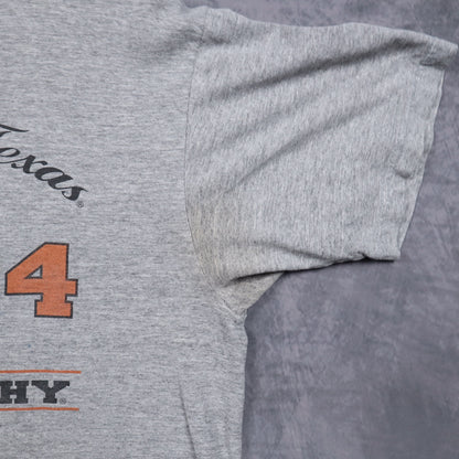 90s Grey University of Texas Heisman Trophy Shirt 5834
