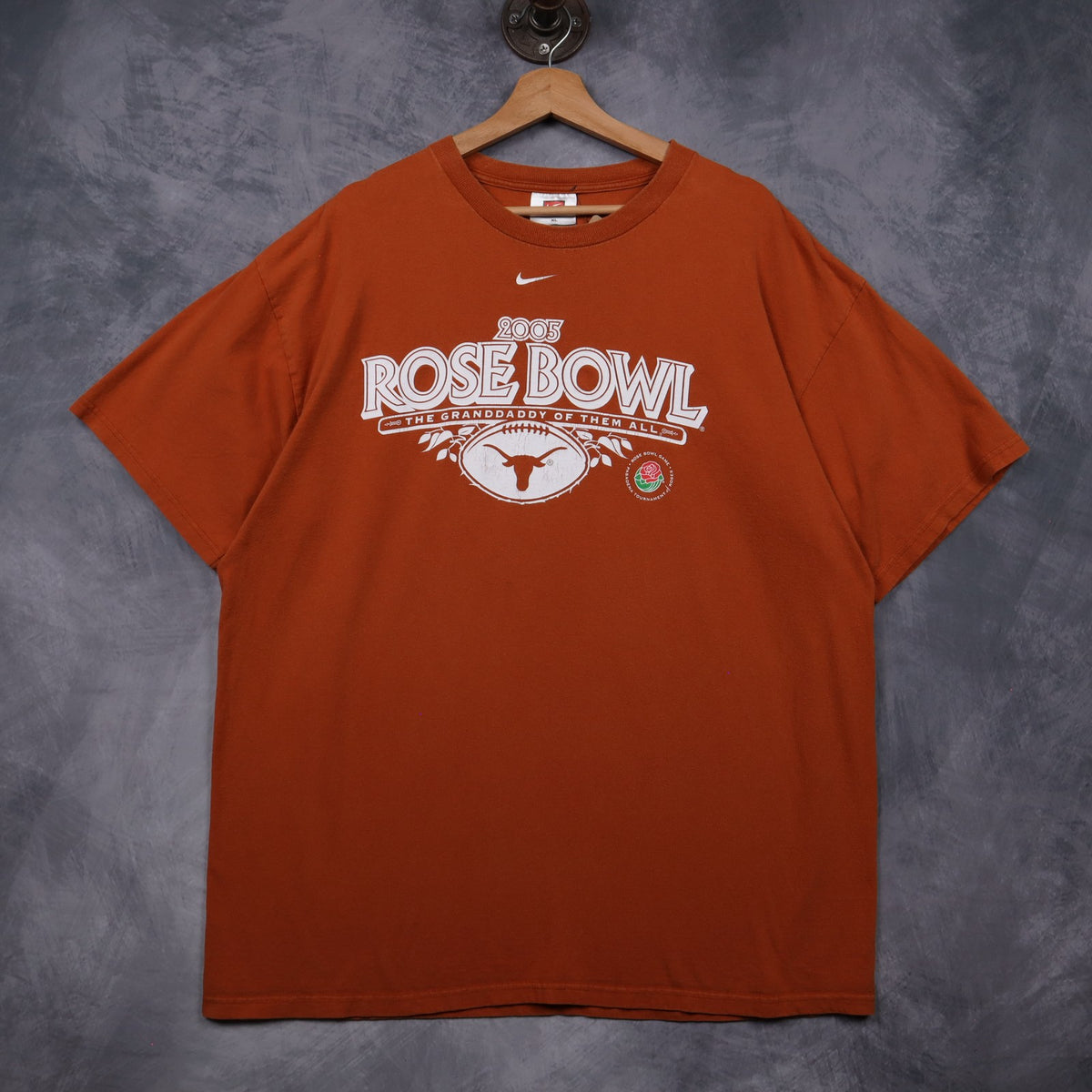 2005 Burnt Orange Texas Longhorns Rose Bowl Shirt 5844