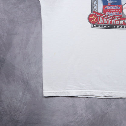 2005 White Astros vs Cardinals NLCS Championship Series Shirt 5517