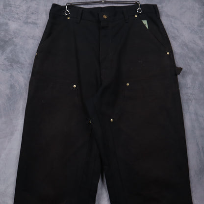 00s Black Carhartt Double Knee Carpenter Work Pants 5087