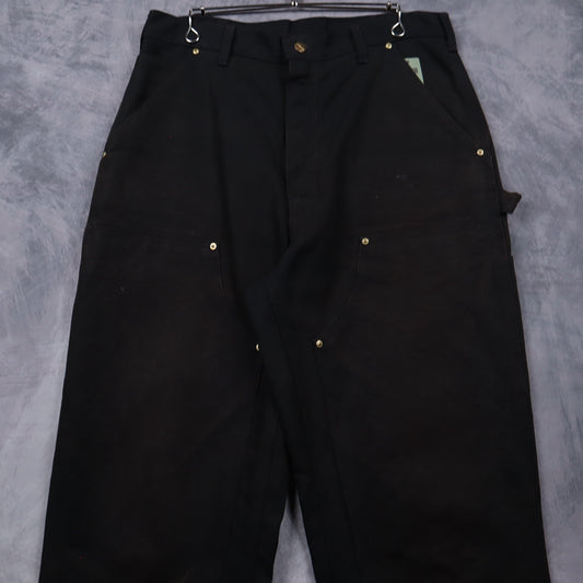 00s Black Carhartt Double Knee Carpenter Work Pants 5087