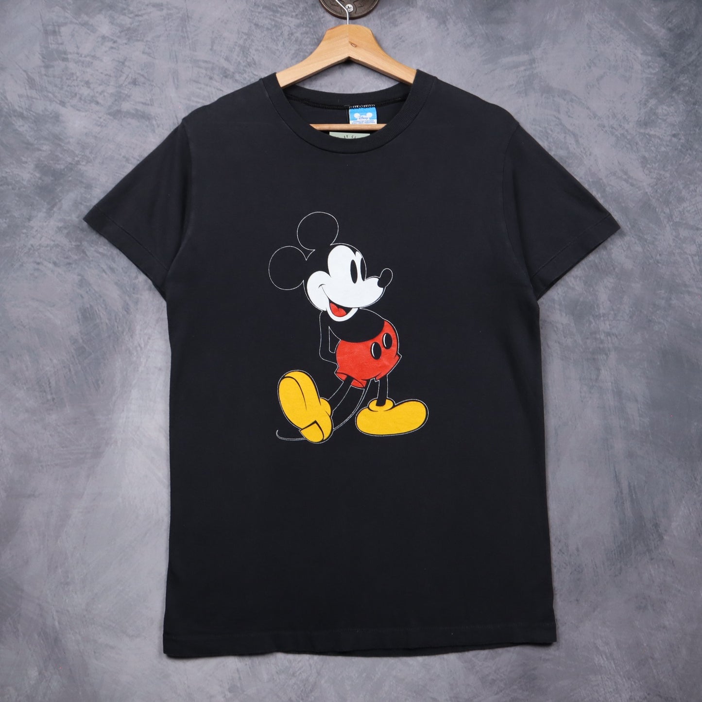 80s Black Disney Mickey Mouse Shirt 5578