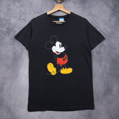 80s Black Disney Mickey Mouse Shirt 5578