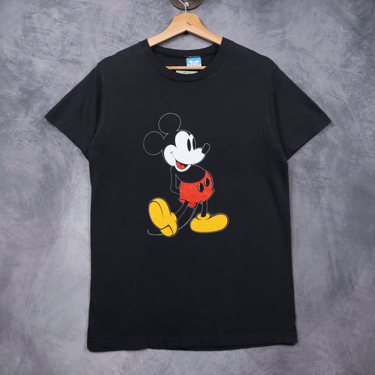 80s Black Disney Mickey Mouse Shirt 5578