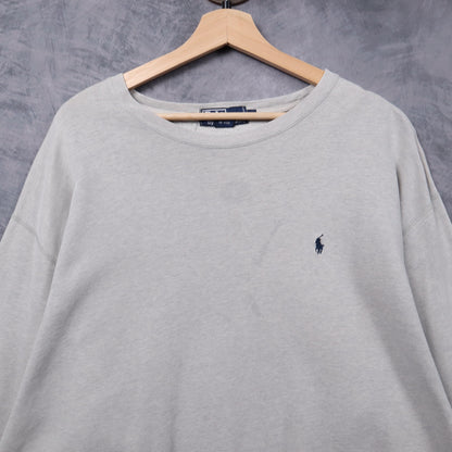 90s Grey Polo Ralph Lauren Crewneck 5404