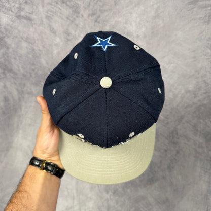 90s Navy Blue Dallas Cowboys Snapback Hat 6827