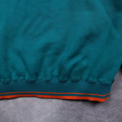90s Teal Miami Dolphins Embroidered Pro Line Crewneck Sweatshirt 6472