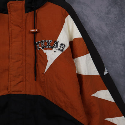 90s Burnt Orange Texas Longhorns Apex One Pullover Jacket 5919