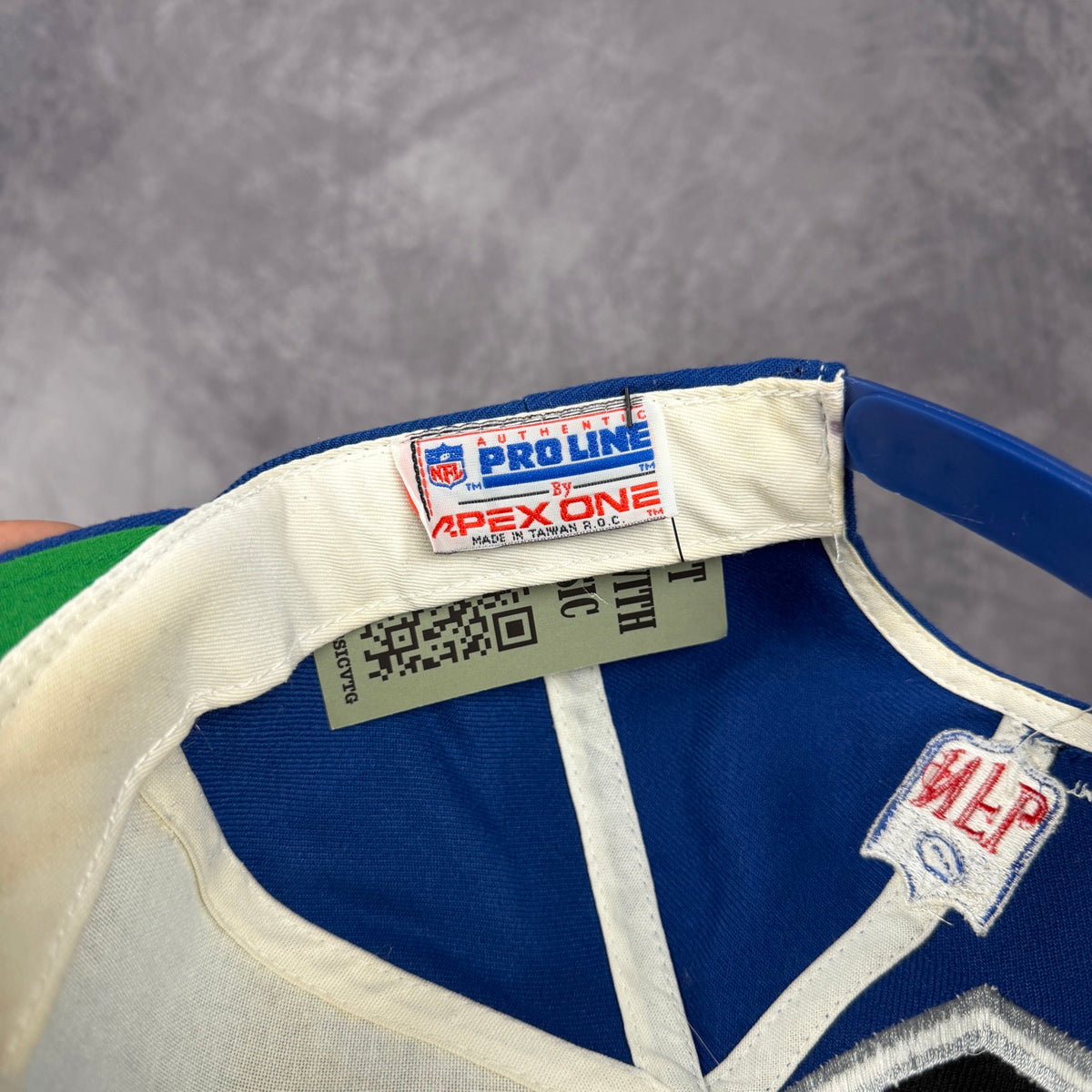 90s Blue Dallas Cowboys Apex One Snapback Hat 6862