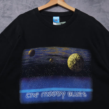 90s Black The Moody Blues Time Traveller Shirt 5368