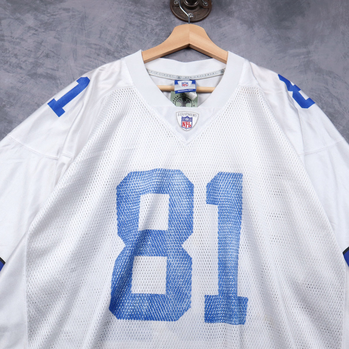 00s White Dallas Cowboys Terrell Owens #81 Reebok NFL Jersey 6673