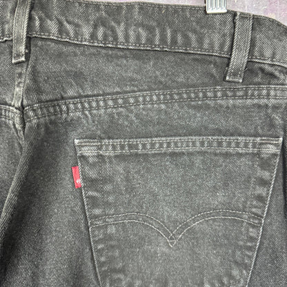 90s Black Levi's 505 Denim Jeans 35x29 0810