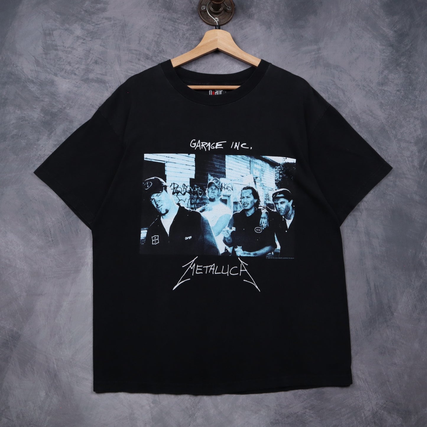 1998 Black Metallica Garage Inc. Shirt 4955