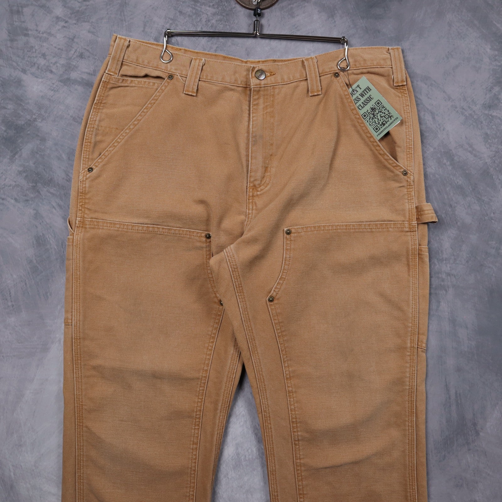 Early 2000s Tan Carhartt Double Knee Relaxed Fit Pants 5227