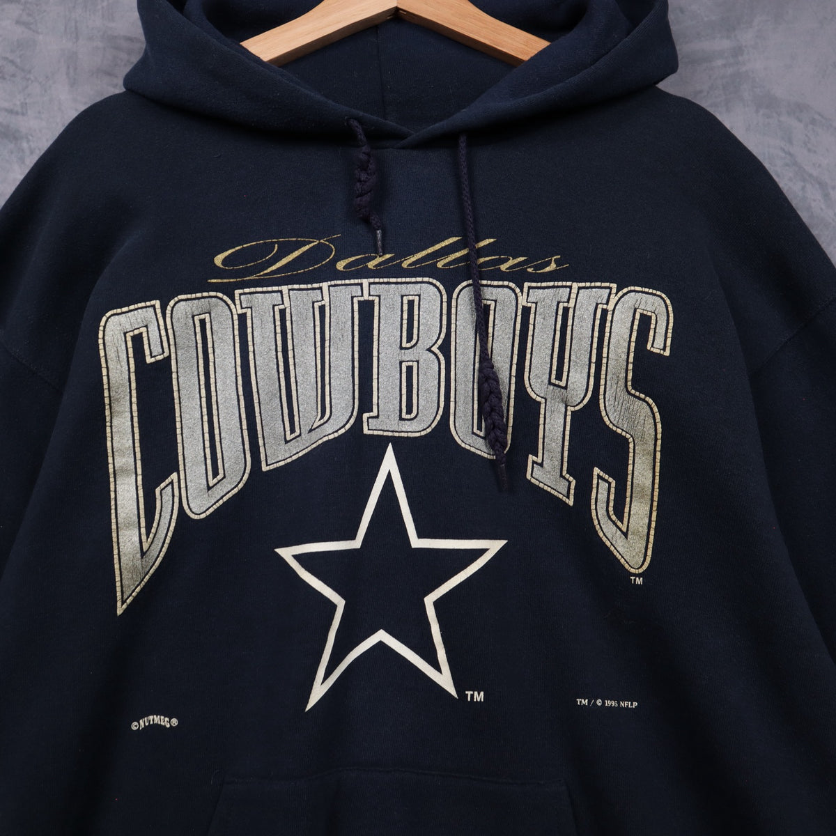 1995 Navy Blue Dallas Cowboys Hoodie 6611