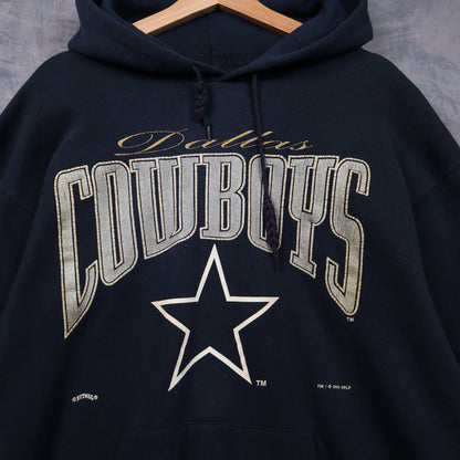 1995 Navy Blue Dallas Cowboys Hoodie 6611