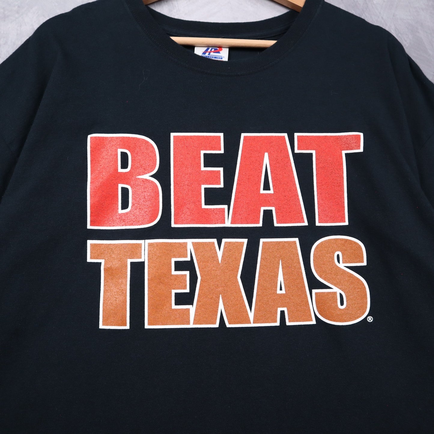 00s Black Texas Tech Red Raiders Beat Texas Shirt 4681