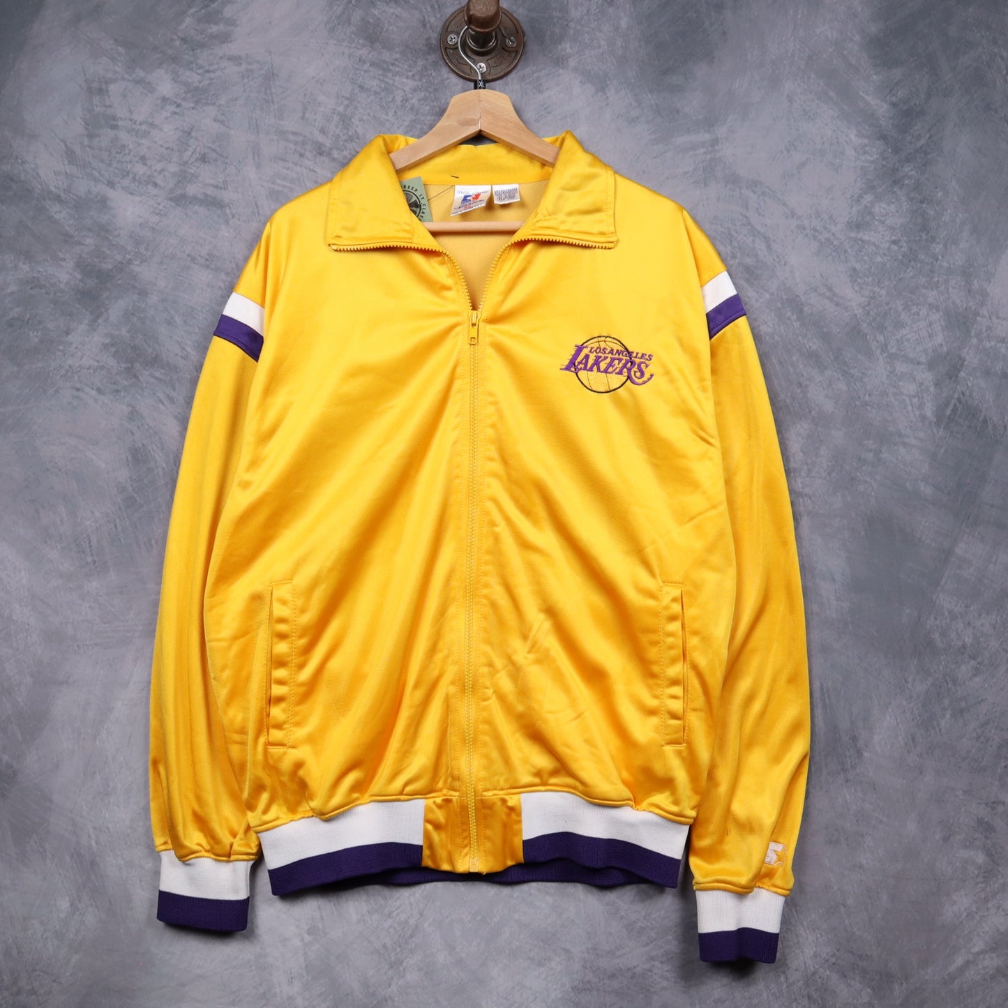 90s Yellow LA Lakers Starter Warm Up Jacket 5071