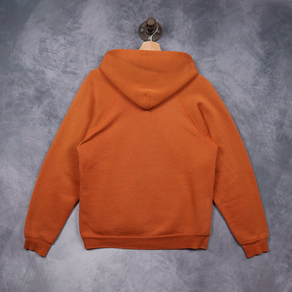90s Burnt Orange Texas Hoodie 5621