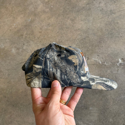 00s Mossy Oak Camo Texas Longhorns Snapback Hat 5805