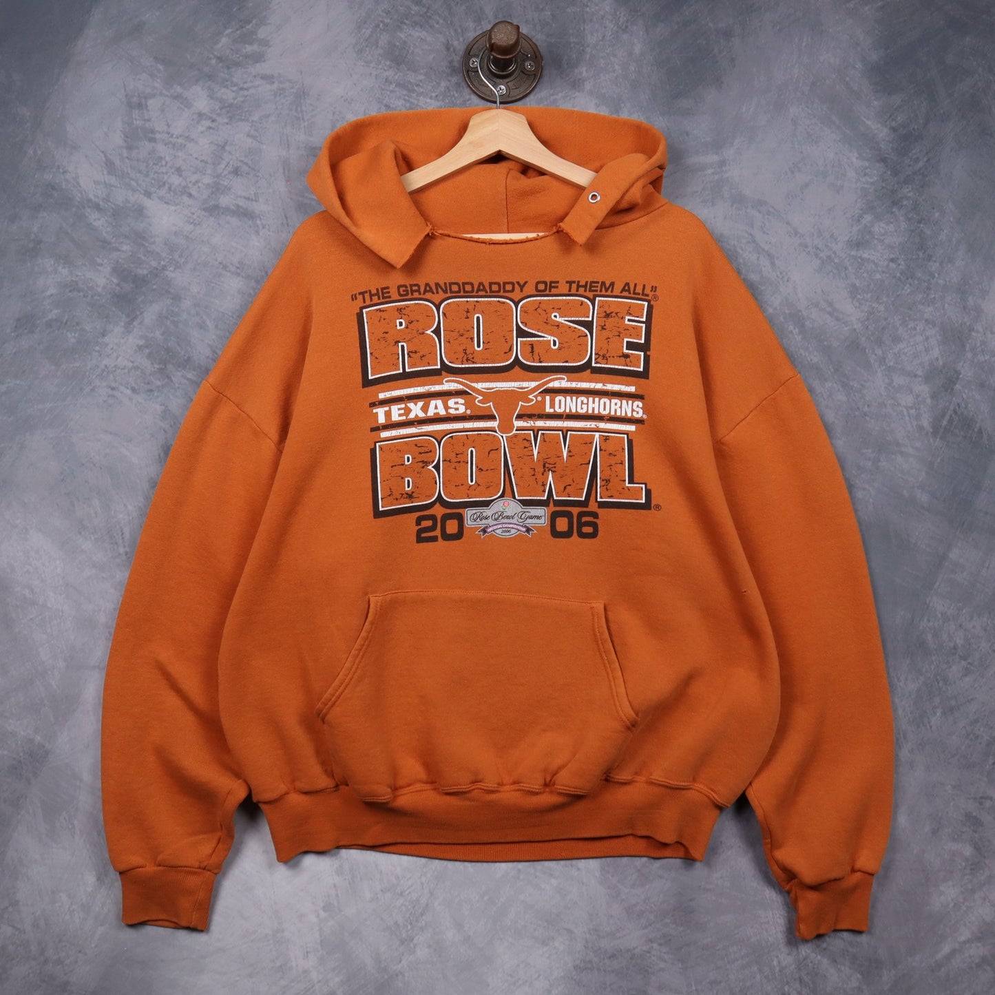 2006 Orange Texas Longhorns Rose Bowl Hoodie 5632