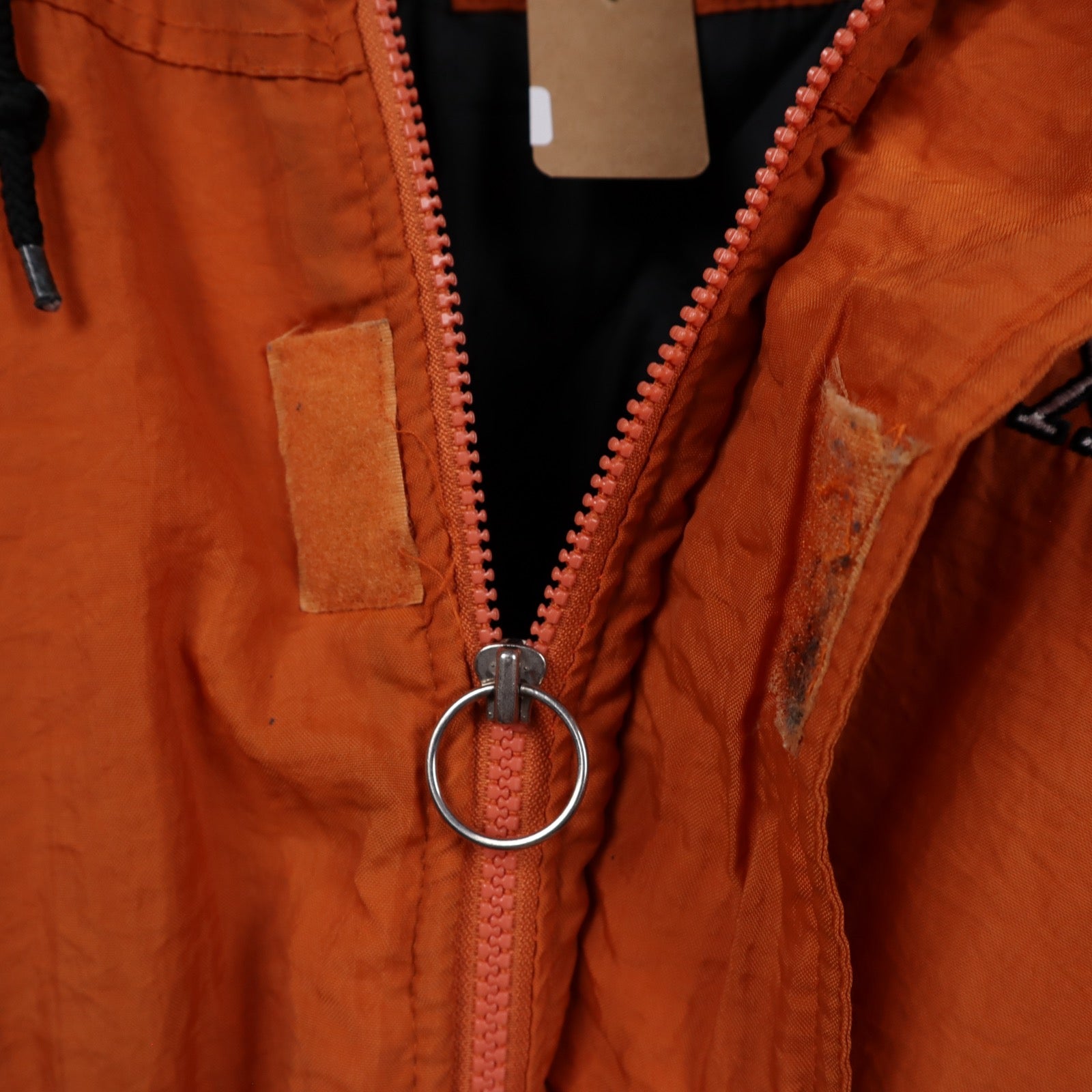 90s Orange Texas Longhorns Starter Hooded Jacket 5925