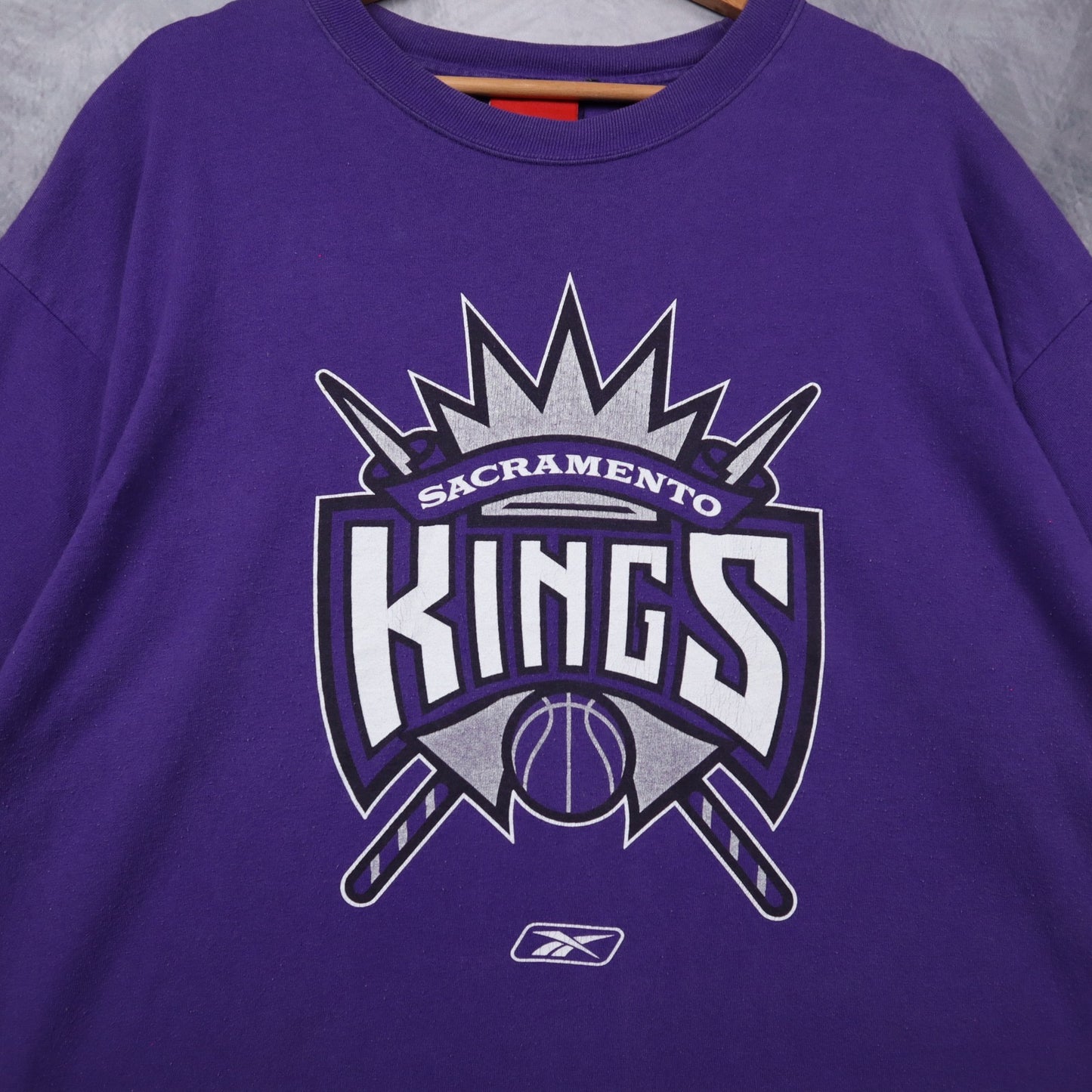 00s Purple Sacramento Kings Reebok Shirt 4692