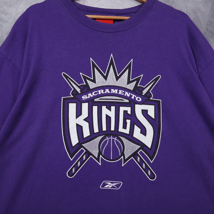 00s Purple Sacramento Kings Reebok Shirt 4692