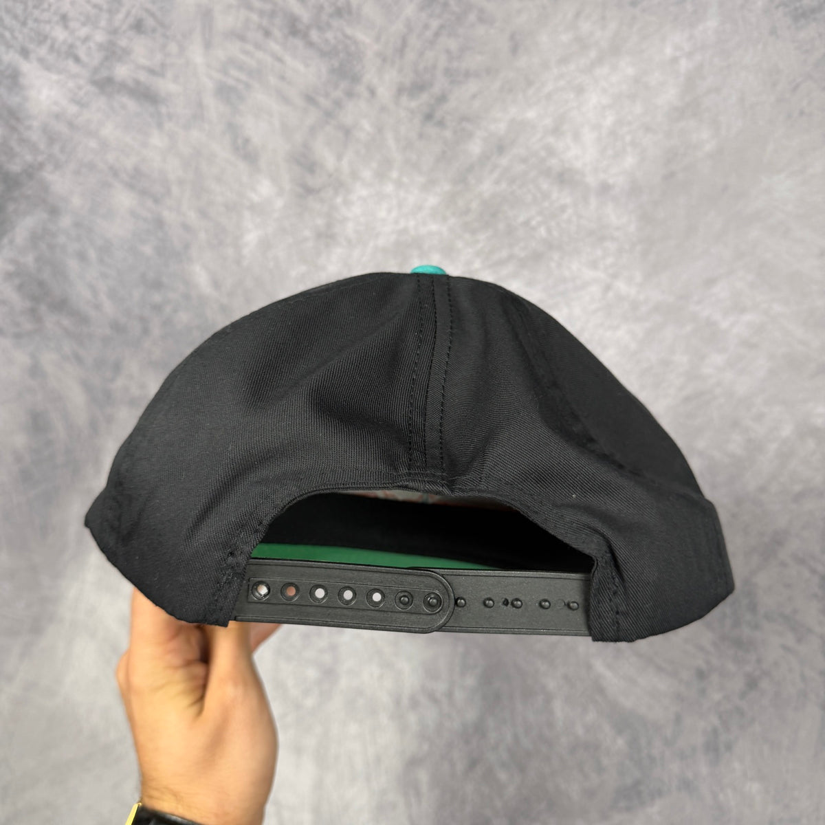 90s Black Miami Dolphins Snapback Hat 6821