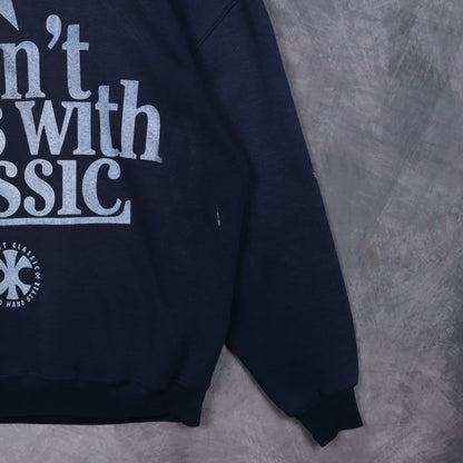90s Navy Blue University of Texas Longhorns Hoodie 5672
