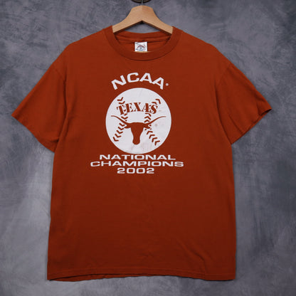 2002 Burnt Orange Texas Longhorns National Champions Shirt 5861