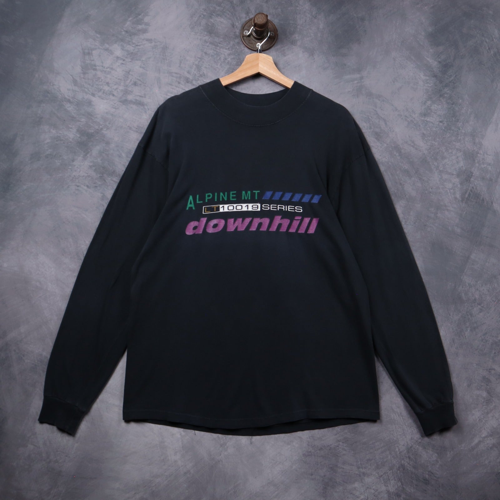 90s Black Gap Alpine MT Downhill Long Sleeve Shirt 5359