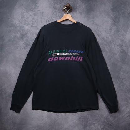 90s Black Gap Alpine MT Downhill Long Sleeve Shirt 5359