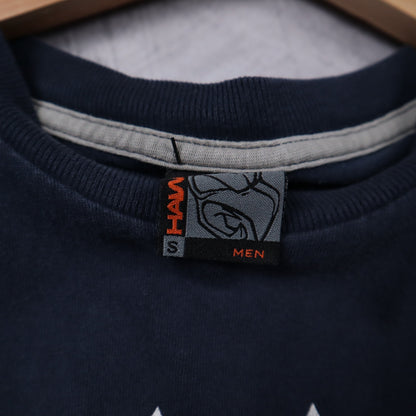00s Navy Blue Hawk Skateboarding Apparel Shirt 4648