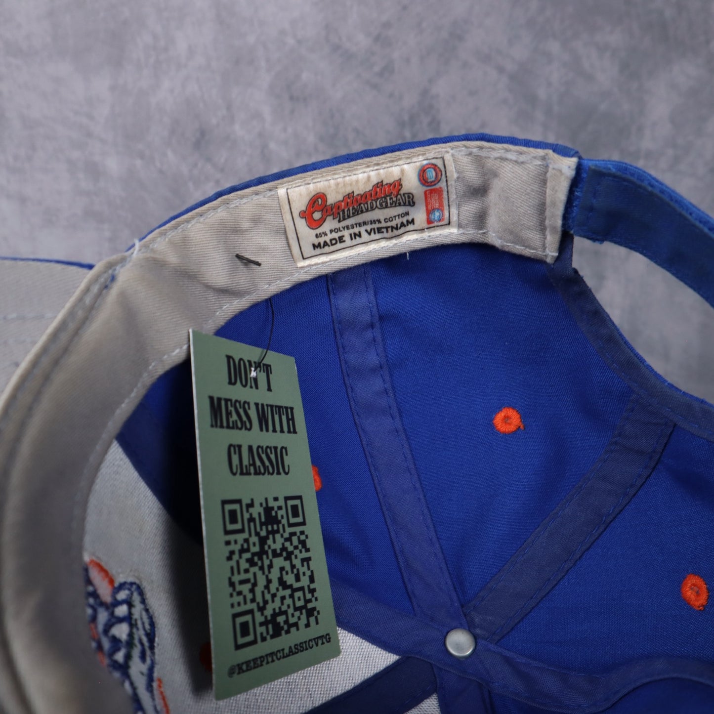 00s Blue Florida Gators Snapback Hat 5560
