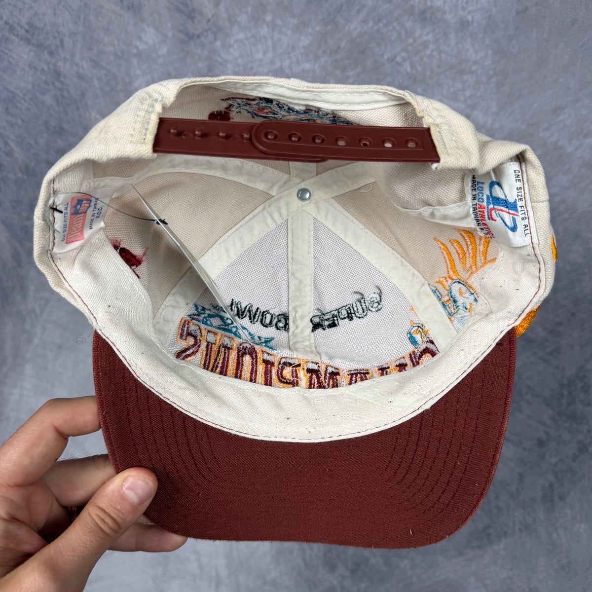 1996 Cream Dallas Cowboys Super Bowl XXX Champions Hat 6807