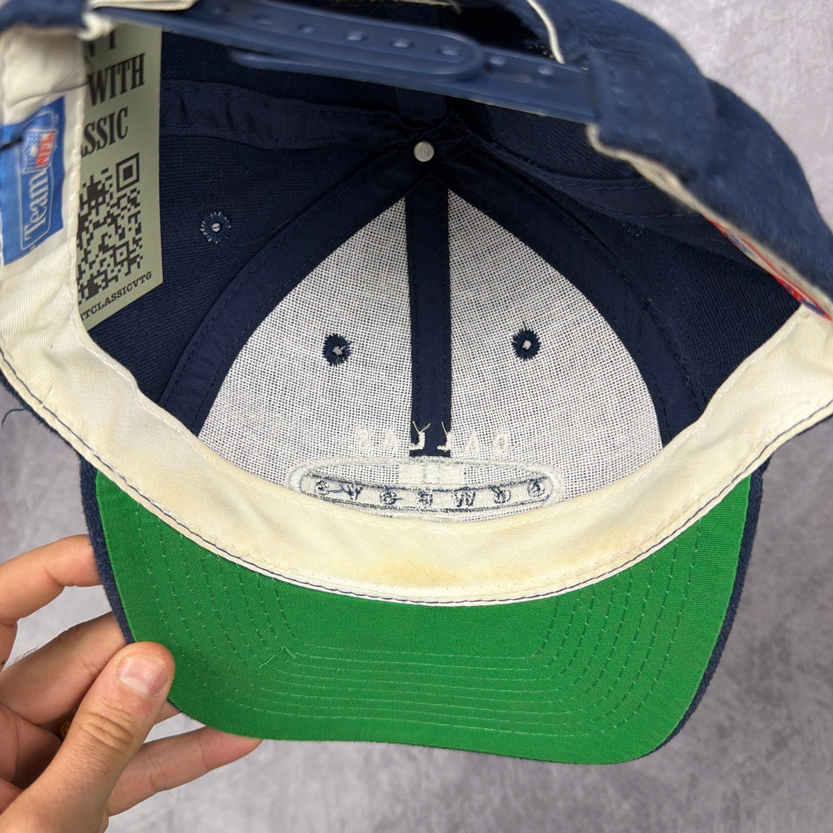90s Navy Blue Dallas Cowboys Sports Specialties Snapback Hat 6871