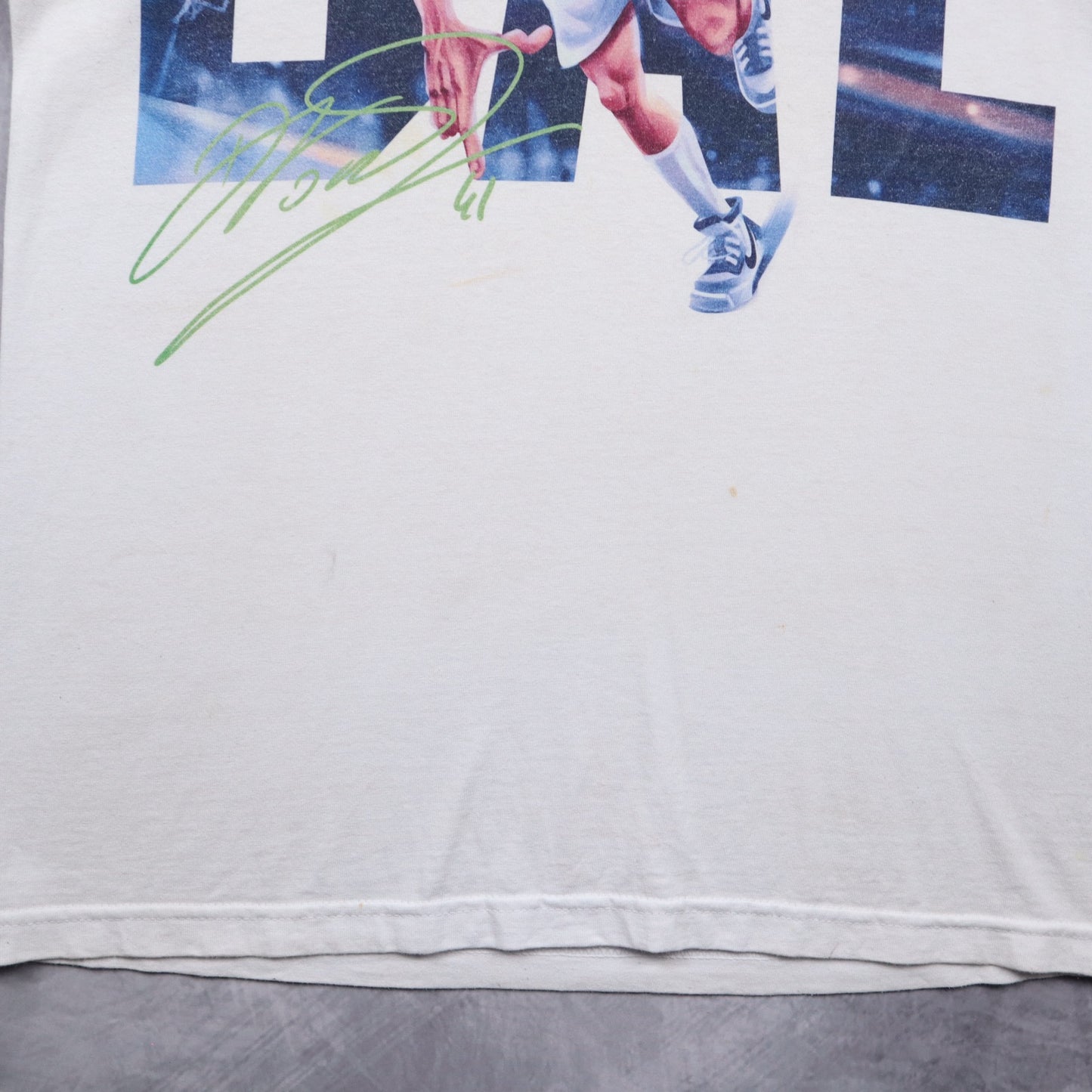 Early 2000s White Dirk Nowitzki Dallas Mavericks Shirt 5602