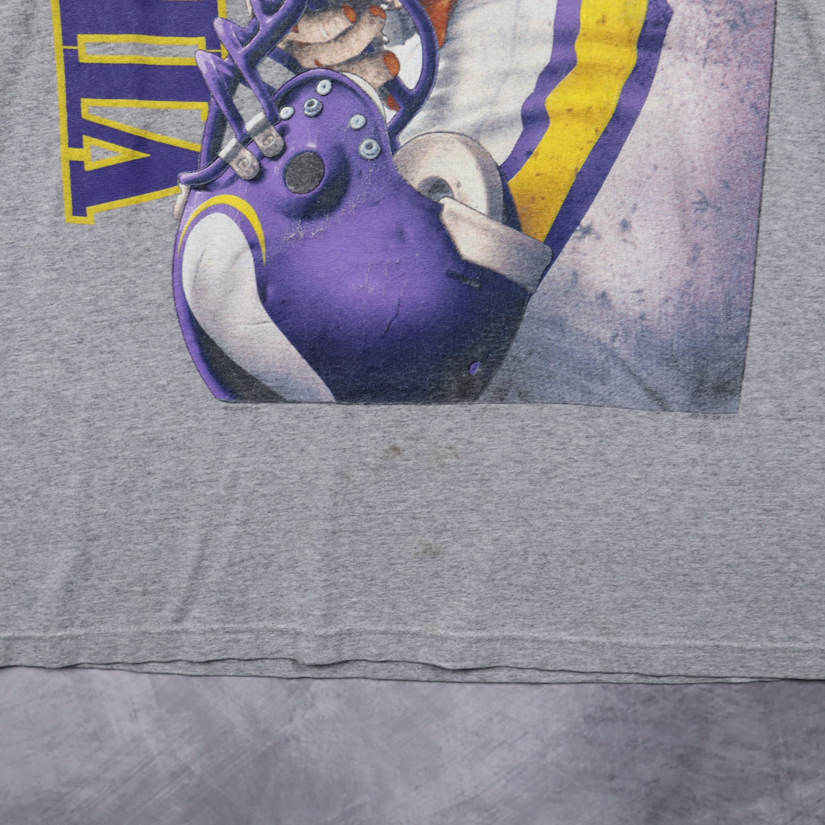 90s Grey Minnesota Vikings Shirt 6725
