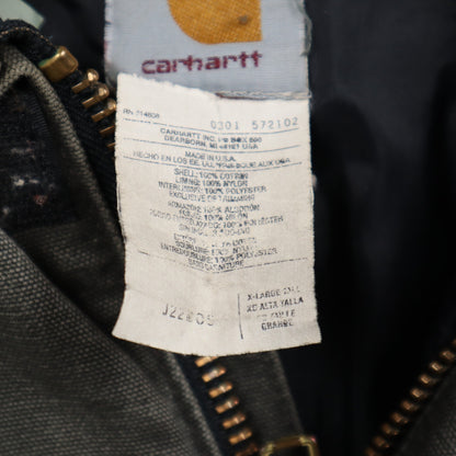 90s Moss Green Carhartt Cropped Arctic Jacket 4794