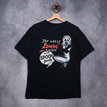 Early 2000s Black Rob Zombie Spooks-A-Poppin Shirt 5582