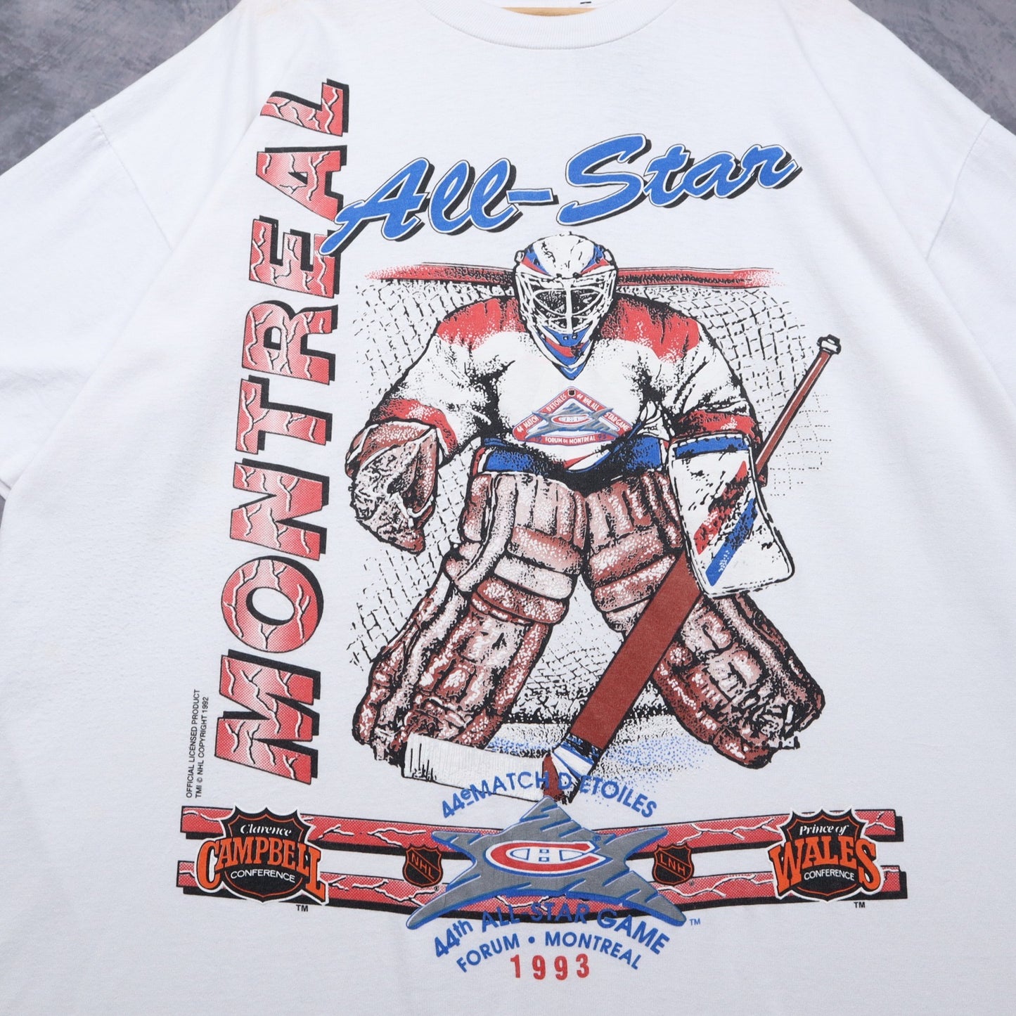 1993 White Montreal NHL All-Star Game Shirt 4923